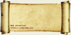 Tina Jugović vizit kartica